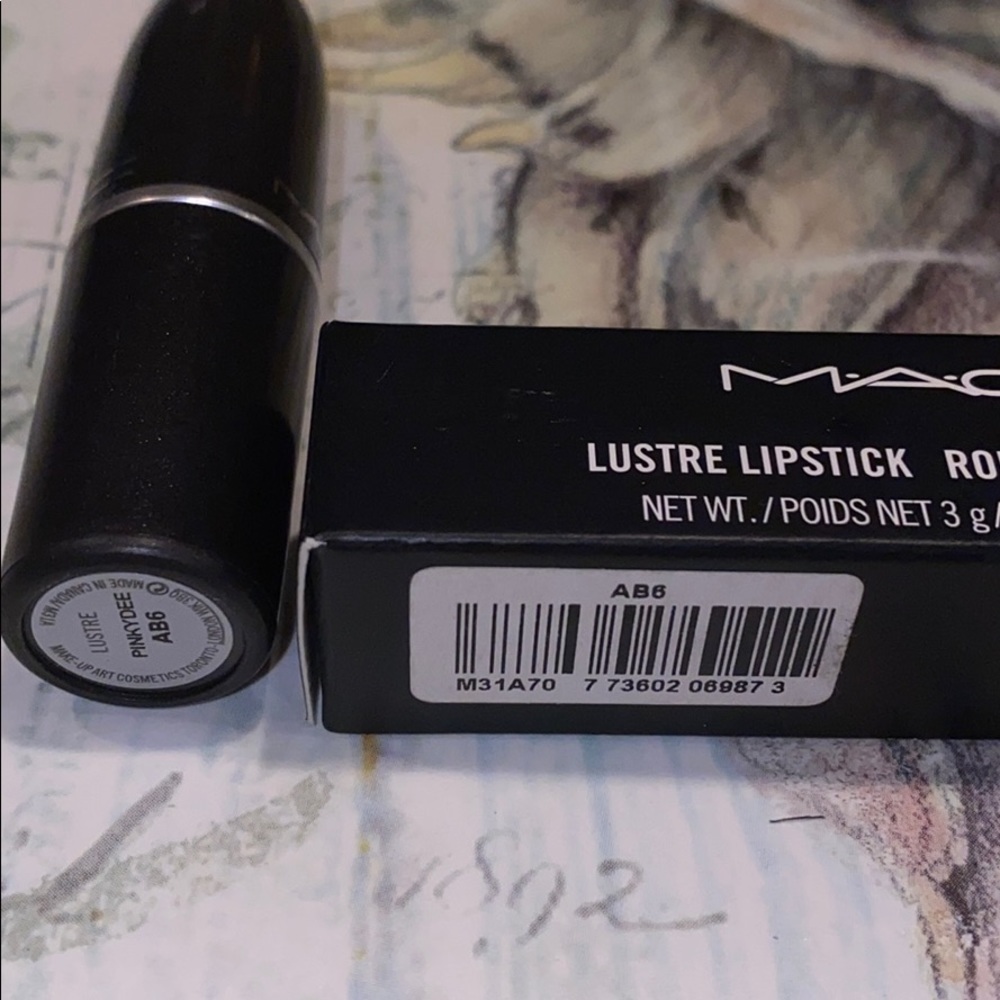 MAC COSMETICS PINKYDEE LUSTRE BNIB Lipstick Pink VERY RARE! - Picture 6 of 6